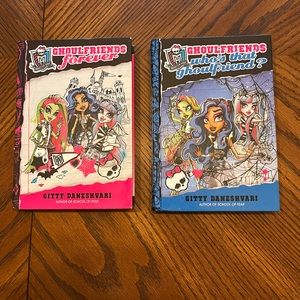 Monster High Books | Ghoulfriends hardcover chapter books | Set of 2